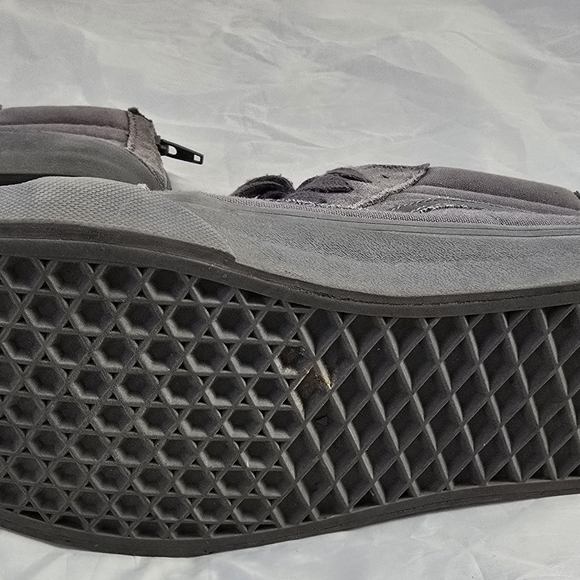 Vans Gray High-Top Sneakers Men's Size 6.5 Women's Size 8 Unisex - Picture 7 of 9